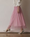 GRACE CONTINENTAL オーガンスパンコールスカート
