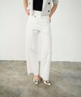GRACE CONTINENTAL ラップデニムパンツ