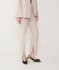 GRACE CONTINENTAL インサイドスリットスリムパンツ