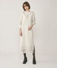 GRACE CONTINENTAL レイヤードレースニットワンピース