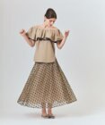 GRACE CONTINENTAL ドットembチュールスカート