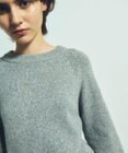 GRACE CONTINENTAL カシミヤ混ラメニットトップ