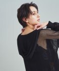 GRACE CONTINENTAL メッシュニットフーディー
