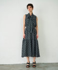 GRACE CONTINENTAL シアードットプリントスカート