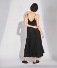 GRACE CONTINENTAL サテンフレアキャミワンピース