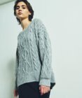 GRACE CONTINENTAL スパングルケーブルニット