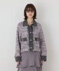 GRACE CONTINENTAL デニムコンビツイードジャケット