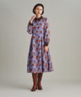 GRACE CONTINENTAL レース刺繍タックワンピース