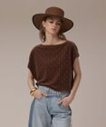 GRACE CONTINENTAL ベロアルーズカットトップ