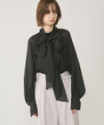 GRACE CONTINENTAL シアーボウタイブラウス