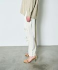GRACE CONTINENTAL サテンワークパンツ