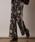GRACE CONTINENTAL アンティークフラワープリントパンツ