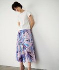 GRACE CONTINENTAL リゾートリーフプリントスカート