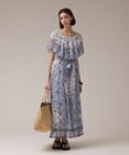 GRACE CONTINENTAL マルチWAYシフォンワンピース