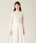 GRACE CONTINENTAL チュールシアートップ