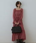 GRACE CONTINENTAL レースコンビカットジャガードワンピース