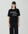 GRACE CONTINENTAL レタードシルケットTシャツ