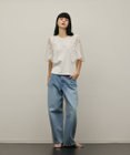 GRACE CONTINENTAL レースフレアカットトップ