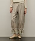 GRACE CONTINENTAL ドロストクロップドパンツ
