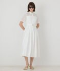 GRACE CONTINENTAL レースドッキングフレアワンピース