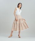 GRACE CONTINENTAL ボーダーコンビスカート