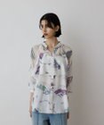 GRACE CONTINENTAL スーヴェニールプリントブラウス