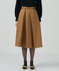GRACE CONTINENTAL ボリュームサテンタックスカート