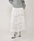 GRACE CONTINENTAL イレギュラーティアードスカート