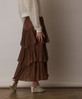 GRACE CONTINENTAL イレギュラーティアードスカート