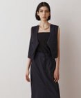 GRACE CONTINENTAL オックスショートジレ