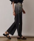 GRACE CONTINENTAL サス付zipデニムパンツ