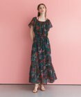 GRACE CONTINENTAL ボタニカルプリントワンピース
