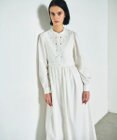 GRACE CONTINENTAL 刺繍シャツワンピース