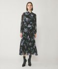 GRACE CONTINENTAL フラワーレイヤーワンピース