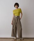 GRACE CONTINENTAL ストレッチワイドパンツ