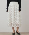 GRACE CONTINENTAL ドットチュールスカート