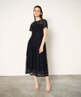 GRACE CONTINENTAL メッシュレースワンピース