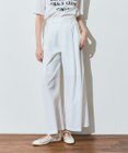 GRACE CONTINENTAL リネンタッチタックパンツ