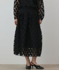 GRACE CONTINENTAL ドットチュールスカート