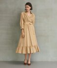 GRACE CONTINENTAL カシュクールシャツワンピース