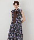 GRACE CONTINENTAL ボタニカルフラワーワンピース