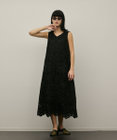 GRACE CONTINENTAL フラワーカットワークワンピース