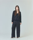 GRACE CONTINENTAL スパンコールニットパンツ