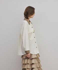 GRACE CONTINENTAL レザーカットシャツ