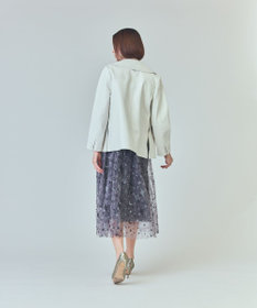 GRACE CONTINENTAL ラムレザーPコート