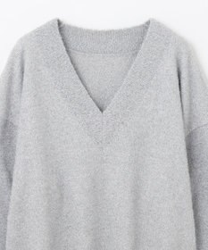 GRACE CONTINENTAL ラメVネックニットトップ