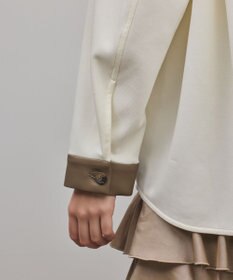 GRACE CONTINENTAL レザーカットシャツ