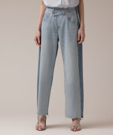 GRACE CONTINENTAL リメイクストレートデニムパンツ