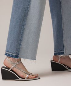 GRACE CONTINENTAL リメイクストレートデニムパンツ