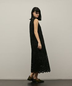 GRACE CONTINENTAL フラワーカットワークワンピース